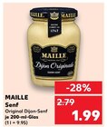 Senf Angebote von MAILLE bei Kaufland Reutlingen für 1,99 €