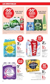 Promos Eau Minérale dans le catalogue "Super U" de Super U Eau Minérale en promo dans le catalogue Super U à la page 14