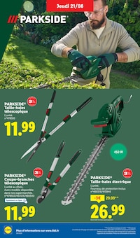 Promo Taille-Haie dans le catalogue Lidl du moment à la page 32