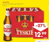 Pils Angebote von Tyskie bei Netto Marken-Discount Hemer für 12,99 €