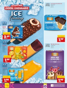 Eis im Netto Marken-Discount Prospekt "Aktuelle Angebote" mit 63 Seiten (Regensburg)
