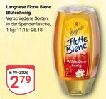 Flotte Biene Blütenhonig Angebote von Langnese bei GLOBUS Halle für 2,79 €