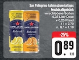 Aktuelles kohlensäurehaltiges Fruchtsaftgetränk Angebot bei E center in Erlangen ab 0,89 €