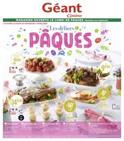 Catalogue Supermarchés Géant Casino en cours à Is-sur-Tille et alentours, "Les délices de PÂQUES !", 32 pages, 26/03/2024 - 07/04/2024