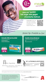 mea - meine apotheke Prospekt der KW 23 "Unsere Juni-Angebote" Aktueller mea - meine apotheke Prospekt "Unsere Juni-Angebote" Seite 1 von 4 Seiten
