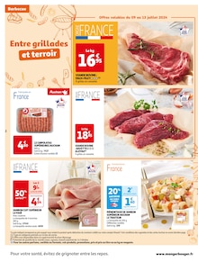 Prospectus Auchan Supermarché de la semaine "Auchan supermarché" avec 2 pages, valide du 09/07/2024 au 21/07/2024 pour Mézy-sur-Seine et alentours
