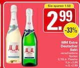 Deutscher Sekt Angebote von MM Extra bei WEZ Minden für 2,99 €
