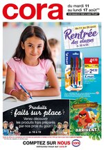 Catalogue Cora à Villejuif, avec 56 pages Prospectus Cora à Villejuif, "Rentrée des classes", 56 pages, 11/08/2020 - 17/08/2020