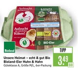 Aktuelle Eier Angebote bei Marktkauf in Freiburg (Breisgau) Aktuelles Unsere Heimat – echt & gut Bio Bioland-Eier Huhn & Hahn Angebot bei Marktkauf in Freiburg (Breisgau) ab 3,49 €