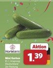Mini Gurken Angebote von HofWerte bei combi Bielefeld für 1,39 €
