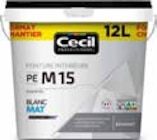 Peinture Cecil PE Essentiel Blanc Mat - Cecil - Tout Faire à Saint-Germain-en-Laye Peinture Cecil PE Essentiel Blanc Mat - Cecil en promo chez Tout Faire Saint-Germain-en-Laye à 52,90 €