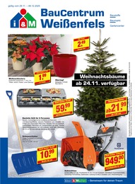 i&M BauCentrum Prospekt für Tagewerben mit 8 Seiten i&M BauCentrum Prospekt für Tagewerben: "Es WEIHNACHTET bei i&M", 8 Seiten, 29.11.2025 - 06.12.2025