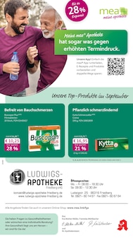 mea - meine apotheke Prospekt Unsere September-Angebote mit 4 Seiten