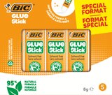 5 colles glustick 8g - BIC dans le catalogue Intermarché Super