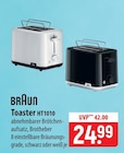 Toaster HT1010 Angebote von BRAUN bei famila Nordost Elmshorn für 24,99 €