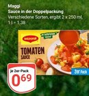 Sauce in der Doppelpackung im Angebot bei GLOBUS in Wolfenbüttel Sauce in der Doppelpackung Angebote von Maggi bei GLOBUS Wolfenbüttel für 0,69 €