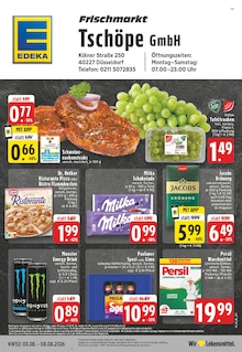 EDEKA Prospekt der Woche "Aktuelle Angebote" Seite 1, 03.08.2026 bis 08.08.2026 für Düsseldorf Aktueller EDEKA Prospekt "Aktuelle Angebote" Seite 1 von 24 Seiten für Düsseldorf
