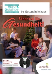 Aktueller Sanitätshaus Weber + Greissinger GmbH Sanitätshäuser Prospekt für Welzheim: Schenken Sie Gesundheit! mit 6} Seiten, 13.11.2024 - 31.01.2025