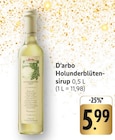Holunderblütensirup im Angebot bei E center in Schwäbisch Gmünd Holunderblütensirup Angebote von D'arbo bei E center Schwäbisch Gmünd für 5,99 €
