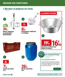 Catalogue Gamm Vert, 29/06/2022 - 10/07/2022, Secrets de conservation, 7 pages Prospectus Gamm Vert en cours, "Secrets de conservation", 7 pages