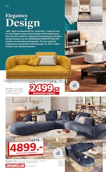 Couch im Segmüller Prospekt "Wohndesign - Inspirierende Ideen für ihr Zuhause" mit 20 Seiten (Stuttgart)