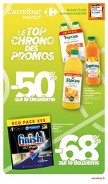 Prospectus Carrefour Market, "LE TOP CHRONO DES PROMOS",  pages, 23/07/2024 - 04/08/2024