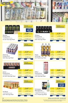 Monster Energy im METRO Prospekt "Wochenangebote Händler + Monats-Mix August" mit 26 Seiten (Köln)