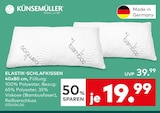 ELASTIK-SCHLAFKISSEN im Angebot bei porta Möbel in Aachen ELASTIK-SCHLAFKISSEN Angebote von KÜNSEMÜLLER bei porta Möbel Aachen für 19,99 €