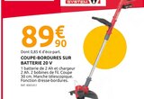 Promo Coupe-bordures sur batterie 20 V à 89,90 € dans le catalogue Mr.Bricolage à Houtaud
