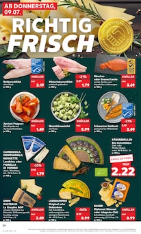 Barsch Angebot im Kaufland Prospekt, gültig von 09.07.2026 bis 15.07.2026 Barsch Angebot im aktuellen Kaufland Prospekt auf Seite 24