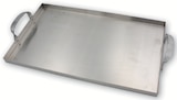 Plaque Cuisson Plancha Inox en promo chez Hyper U Sotteville-lès-Rouen à 15,99 €
