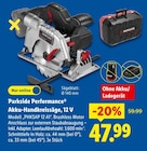 Akku-Handkreissäge, 12 V Angebote von Parkside Performance bei Lidl Oldenburg für 47,99 €