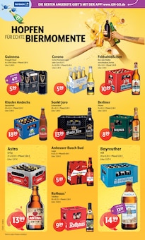 Bier im aktuellen Getränke Hoffmann Prospekt (Cottbus) Bier im Getränke Hoffmann Prospekt "Aktuelle Angebote" mit 8 Seiten (Cottbus)