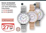 Damen-Armbanduhr im Angebot bei GLOBUS in Saarlouis Damen-Armbanduhr Angebote von ORNAGÉ bei GLOBUS Saarlouis für 27,99 €