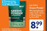Greens-Powder von ALDI SPORTS im aktuellen ALDI SÜD Prospekt für 8,99 €