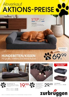 Zurbrüggen Prospekt ABVERKAUF AKTIONS-PREISE mit 2 Seiten