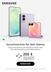 Samsung Elektromärkte Prospekt der aktuellen Woche mit 1 Seite, gültig von 08.10.2026 bis 25.10.2026, in Bad Bramstedt und Umgebung Aktueller Samsung Elektromärkte Prospekt in Bad Bramstedt und Umgebung, "Das neue Galaxy S26 FE" mit 1 Seite, 08.10.2026 - 25.10.2026