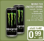 Energy Drink im Angebot bei EDEKA in Haltern am See Energy Drink Angebote von Monster bei EDEKA Haltern am See für 0,99 €