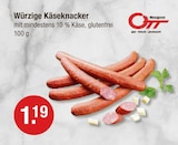 Würzige Käseknacker von Metzgerei Ott im aktuellen V-Markt Prospekt für 1,19 €