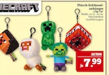 Plüsch-Schlüsselanhänger "Clip-On" Angebote von Minecraft bei Marktkauf Leipzig für 7,99 €