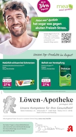 mea - meine apotheke Apotheken Prospekt der aktuellen Woche mit 4 Seiten, gültig von 01.08.2026 bis 31.08.2026, in Stade und Umgebung Aktueller mea - meine apotheke Apotheken Prospekt in Stade und Umgebung, "Unsere August-Angebote" mit 4 Seiten, 01.08.2026 - 31.08.2026