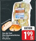 Mini-Rosinenbrötchen von Van der Huir im aktuellen E center Prospekt