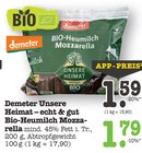Unsere Heimat echt & gut Bio-Heumilch Mozzarella Angebote von Demeter bei E center Wiesbaden für 1,59 €