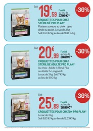Offre Croquettes chat adulte dans le catalogue Botanic du moment à la page 6