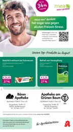mea - meine apotheke Prospekt für Klingenthal mit 4 Seiten mea - meine apotheke Prospekt für Klingenthal: "Unsere August-Angebote", 4 Seiten, 01.08.2026 - 31.08.2026