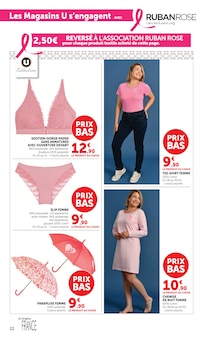 Promotion Soutien-Gorge dans le prospectus Hyper U, valable du 29/09/2026 au 11/10/2026 Promo Soutien-Gorge dans le catalogue Hyper U du moment à la page 22
