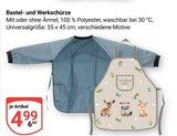 Bastel- und Werkschürze im Angebot bei GLOBUS in Gotha Bastel- und Werkschürze Angebote bei GLOBUS Gotha für 4,99 €