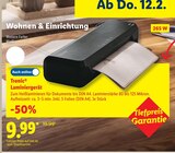 Laminiergerät von Tronic im aktuellen Lidl Prospekt