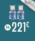 boucles saphir et diamant en promo chez E.Leclerc boucles saphir et diamant dans le catalogue E.Leclerc