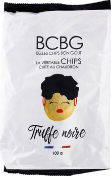 Apéritif - BCBG dans le catalogue Monoprix Chips cuites au chaudron à la truffe noire - BCBG à 2,23 € en promo chez Monoprix